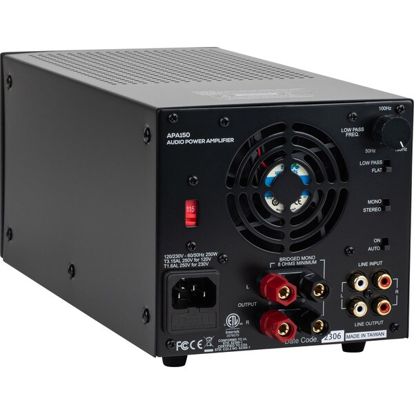 Main product image for Dayton Audio Stereo / Bridgeable Amplifier 150 Watt APA150300-812